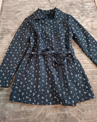 

⚓ Elegante Cappotto/Giacca Stampa Ancora – Stile