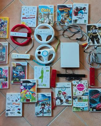 Nintendo Wii bianca + giochi + controller