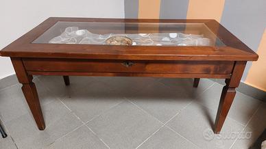 Tavolinetto in legno arte povera