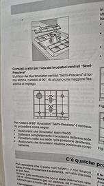 Piano cottura gas 70cm x 6 fuochi