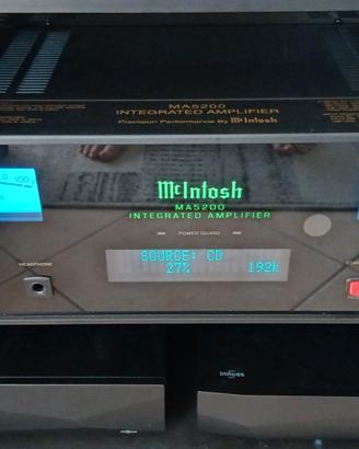 amplificatore integrato mcintosh ma5200 