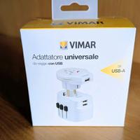 Adattatore Vimar 0A32303B univ. viaggio+USB NUOVO