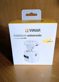 Adattatore Vimar 0A32303B univ. viaggio+USB NUOVO
