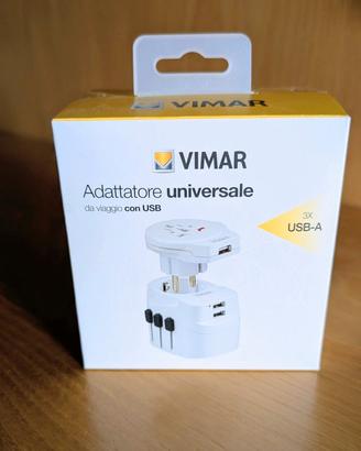 Adattatore Vimar 0A32303B univ. viaggio+USB NUOVO