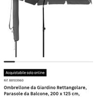 Ombrellone grigio