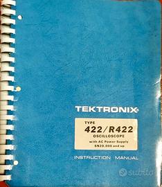 Manuale vintage Tektronix 422