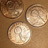 2marchi terzo reich n.3 monete argento 1937/38/39