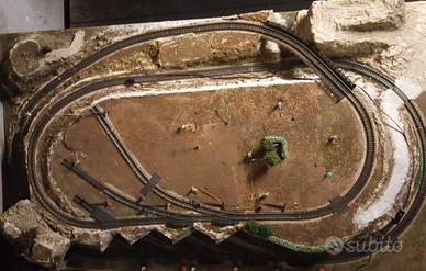 PLASTICO TRENINO ELETTRICO SCALA HO 200 CM ANNI 70