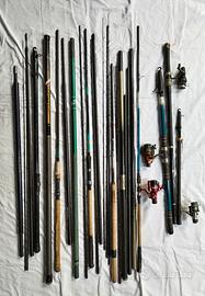 ✅Mega Lotto Pesca: Canne + Mulinelli + Accessori +