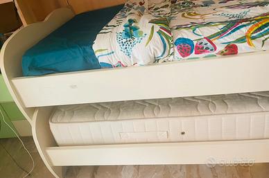 Letto 2 in uno come ingombro