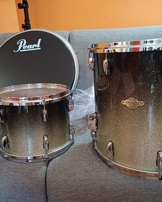 Pearl Masters all maple MCX black sparkle fade