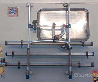 Porta bici per camper più accessori