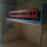 Letto castello con scala sx