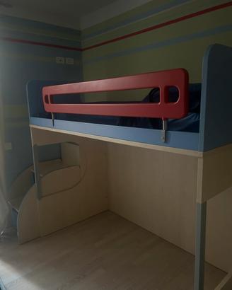 Letto castello con scala sx