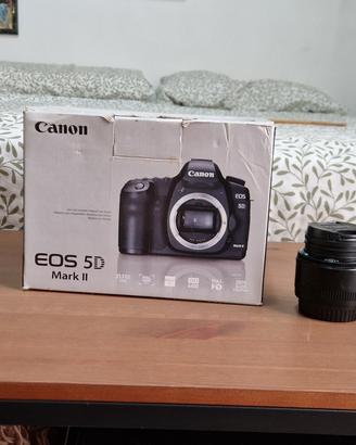 Canon eos 5D Mark II 2 con 24-105 e 50 mm. 