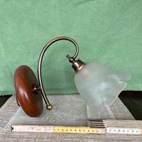 Applique vintage legno vetro