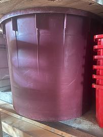 Mastello in plastica per vino