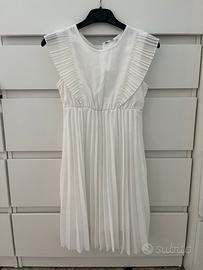 Elegante abito bianco estivo per bambina