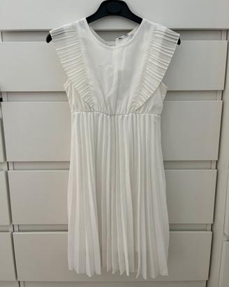 Elegante abito bianco estivo per bambina