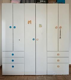 Armadio Ikea 6 ante per bambini