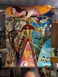 Poster vintage abdul mati klarwein ASTEAL BODYWAKE