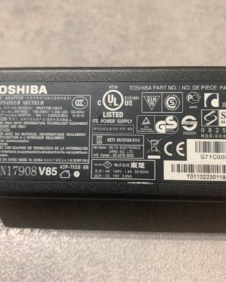 Alimentatore Originale Toshiba 75W – 19V 3.95A