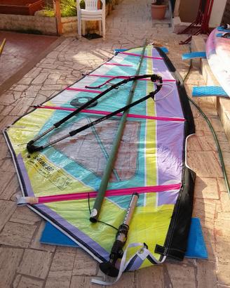 -Windsurf "Bic Astrorock" Completo di tutto-
