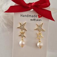 Orecchini in argento 925 stelle e zirconi