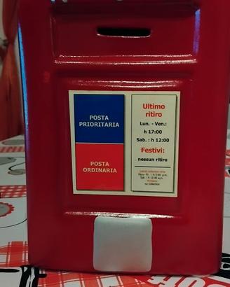 Salvadanaio poste italiane cassetta postale