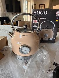 Bollitore acqua vintage Sogo Retrò acciaio inox be