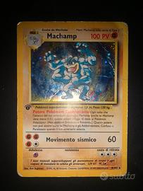 Carta pokemon Machamp Prima Edizione 1 Ed 8/102