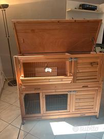 Gabbia per conigli, porcellini d’india ecc.