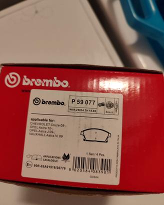 BREMBO Pastiglie freni anteriori 