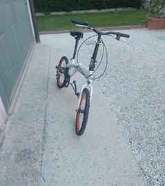 Bicicletta Pieghievole da 20 bianca da adulto 