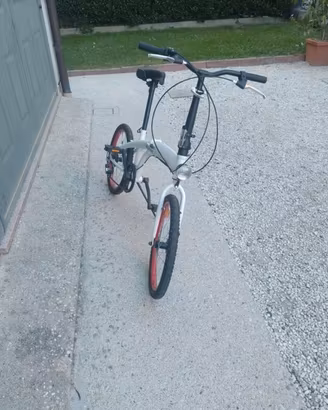 Bicicletta Pieghievole da 20 bianca da adulto 