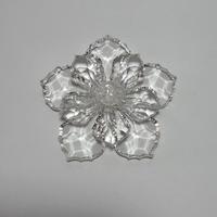 Fiore in cristallo trasparente 