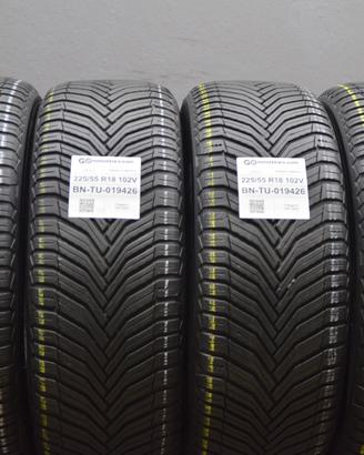 4 Pneumatici 225/55 R18 Michelin Cross Climate 2