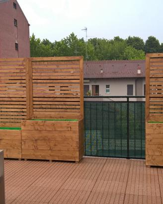 Fioriere di legno