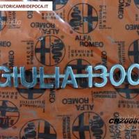 Scritta Alfa Romeo Giulia 1300
