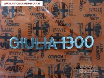 Scritta Alfa Romeo Giulia 1300