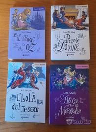 4 LIBRI per bambini /ragazzi Classici Giunti NUOVI