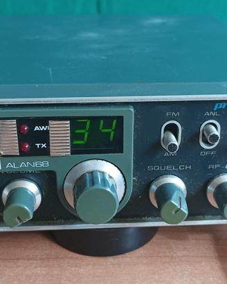 RADIOTRASMITTENTE ALAN68 CON DOPPI CANALI.