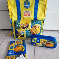 NUOVO set Minions 4 Chiquita, zaino, astuccio, qua