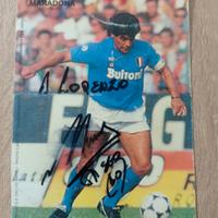 autografo di Maradona 