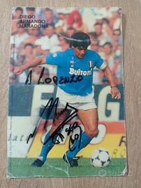 autografo di Maradona 