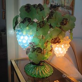 lampada vintaige in vetro di Murano 
