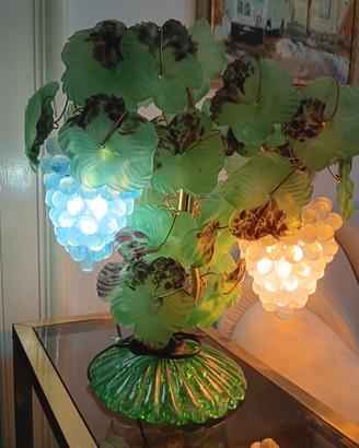 lampada vintaige in vetro di Murano 