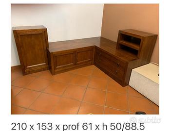 Mobile angolare arte povera