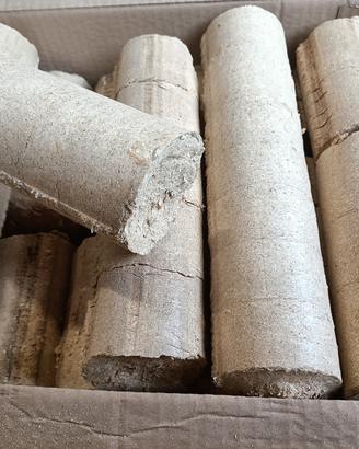 Scatola tronchetto legno 