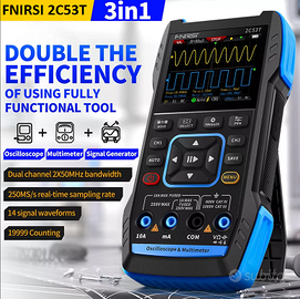 FNIRSI 2C53T Oscilloscopio + Multimetro portatile